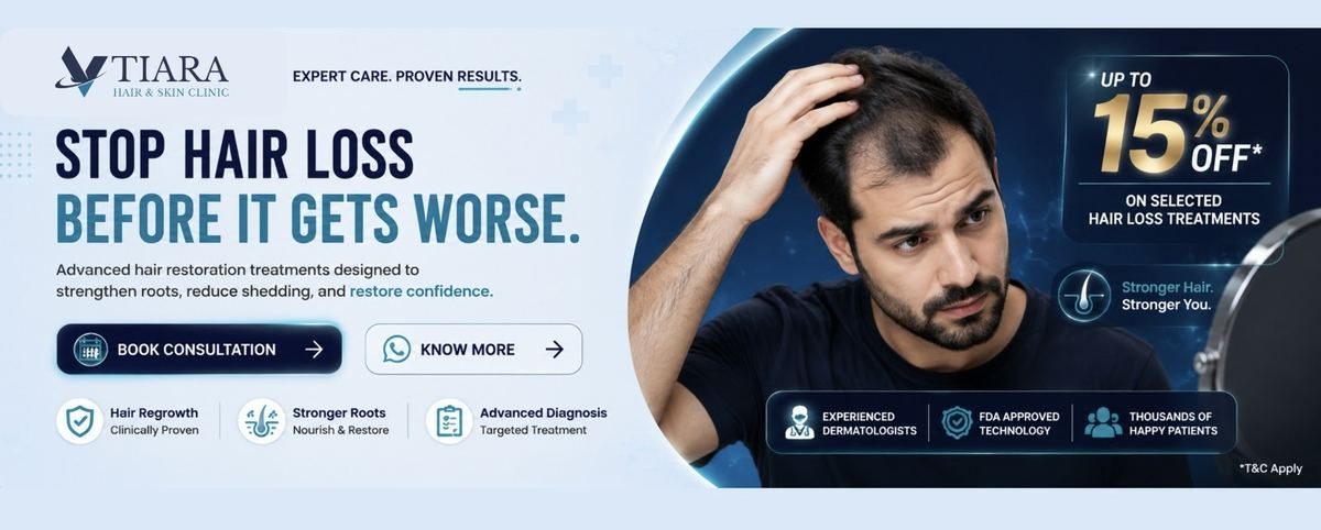 Stop Hair Loss Before It Gets Worse – Hair Loss Treatment in Bangalore at VTIARA
