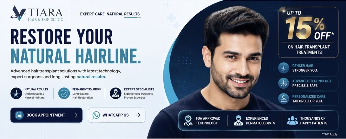 Restore Your Natural Hairline – Hair Transplant in Bangalore at VTIARA