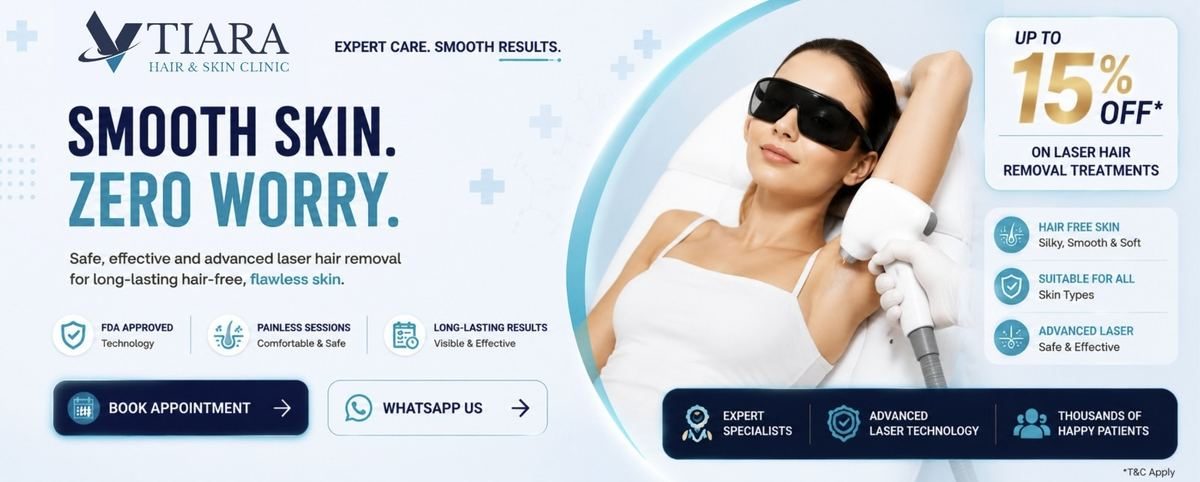 Smooth Skin. Zero Worry. – Laser Hair Removal in Bangalore at VTIARA