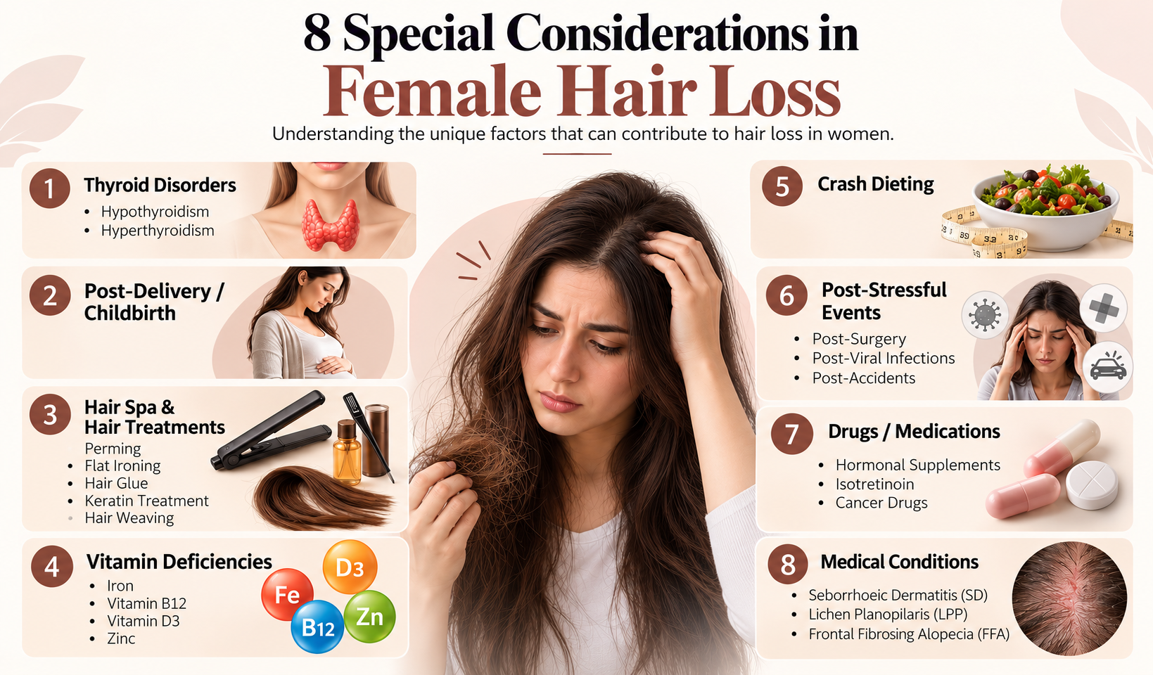 8 special considerations in female hair loss - VTIARA Clinic Bangalore